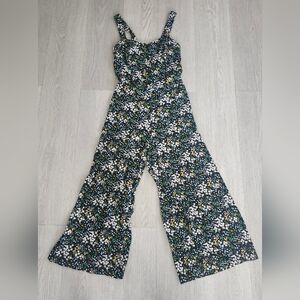 LOFT Multicolor Floral Jumpsuit